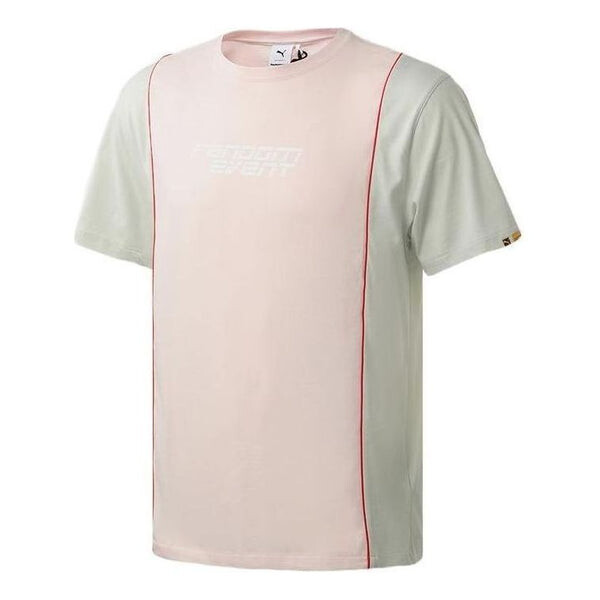 

Футболка x randomevent tee 'pink white teal' Puma, розовый