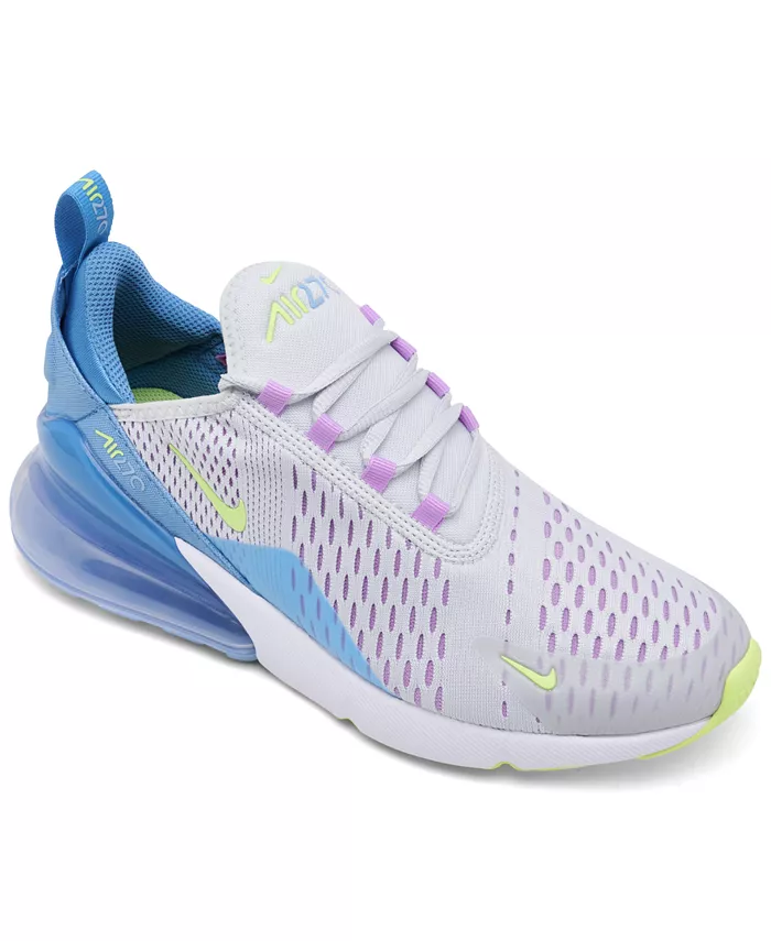

Детские повседневные кроссовки Air Max 270 от Finish Line Nike, мультиколор