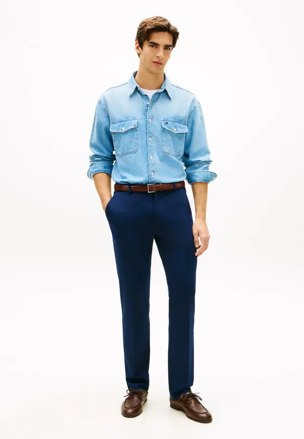 Функциональные брюки в стиле smart casual прямого кроя Tommy Hilfiger, Navy Iris