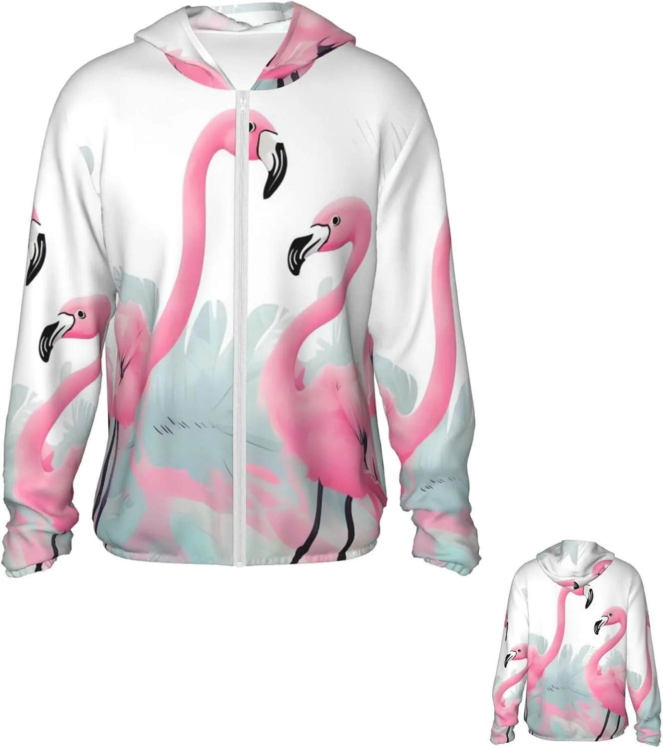 

Мужская толстовка с капюшоном UPF 50+ для защиты от солнца, с длинным рукавом и карманами на молнии FJWSLCH