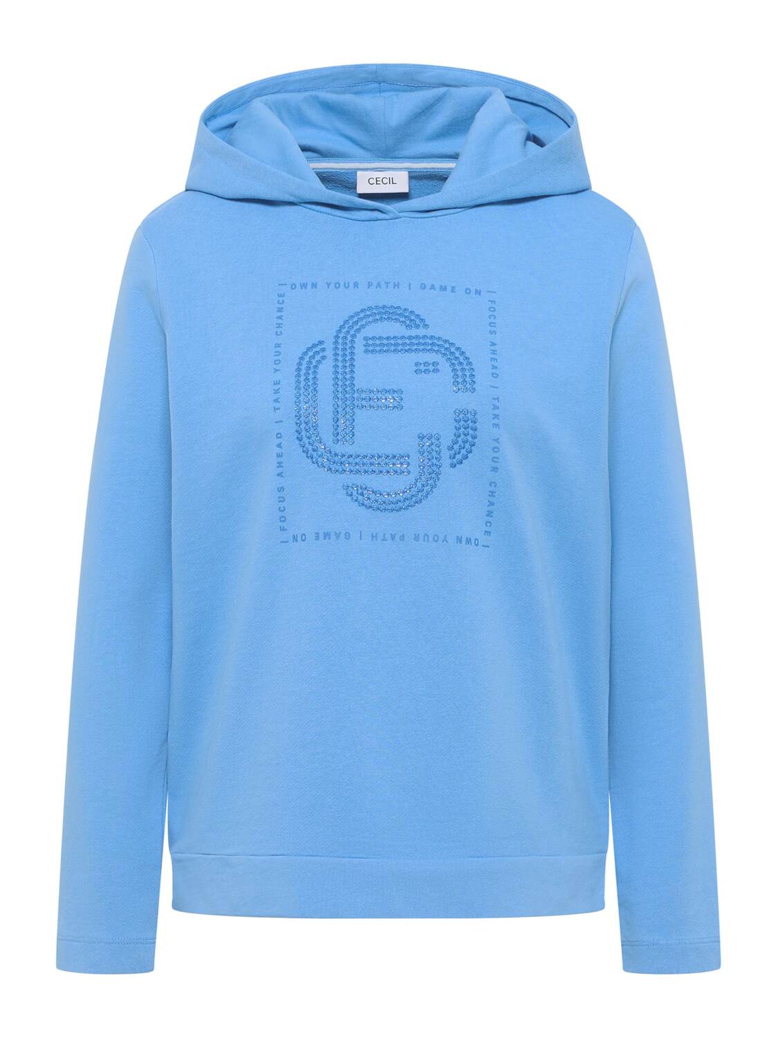 

CECIL Толстовка в светло-голубом цвете, Синий, CECIL Толстовка в светло-голубом цвете