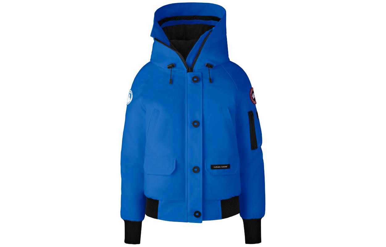 

Пуховик женский синий Canada Goose