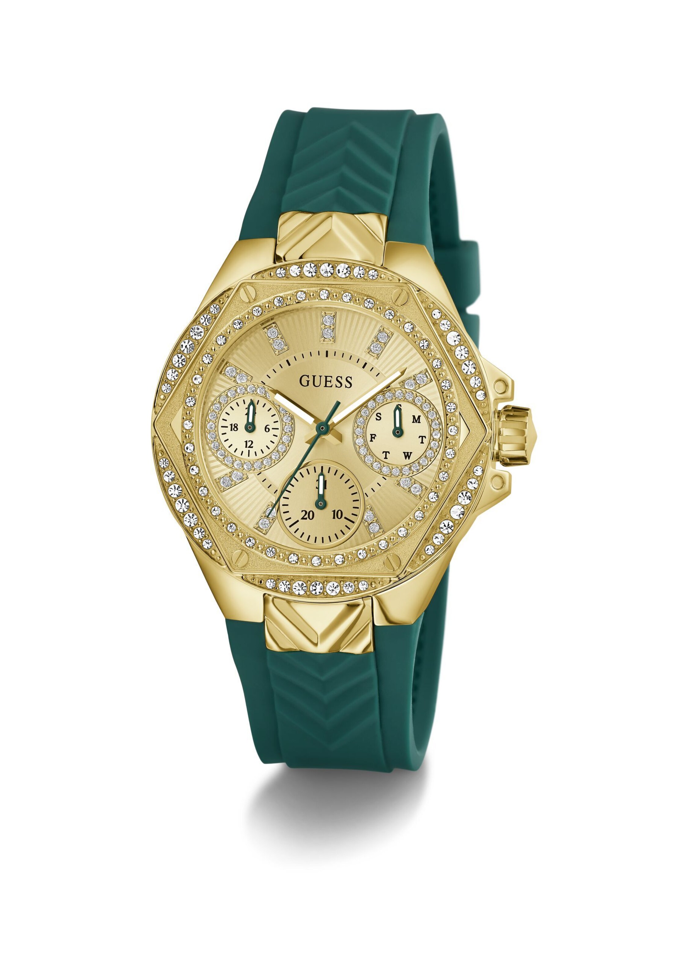 

GUESS Часы Analog 'ENVY' в зеленом цвете