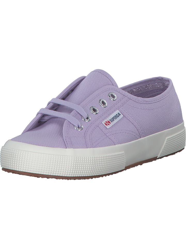 

Кроссовки на шнуровке Superga, цвет villet lilla