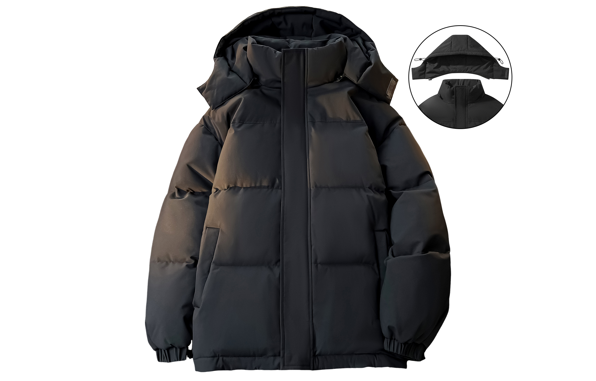

WARRIOR Пуховик Huichao Riding The Wind Collection унисекс, Black[Hats & Caps Detachable]
