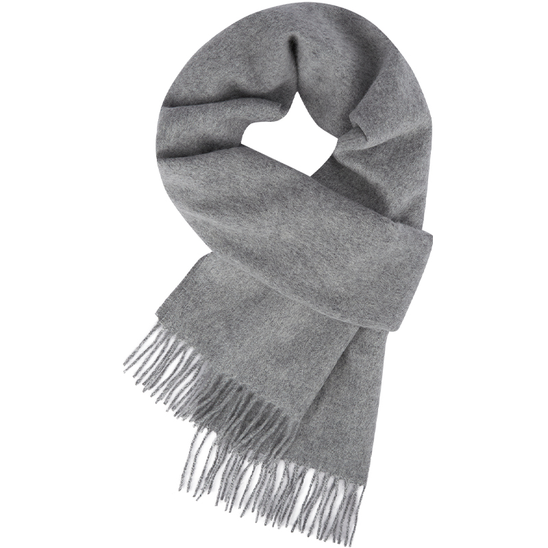 

Tommy Hilfiger Шерстяной вязаный шарф для мужчин, Gray PKH