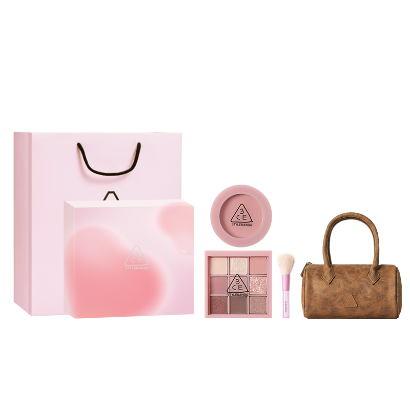 

Палетка теней для век румяна новичка девять квадратов наборы для макияжа легко растушевываются натуральный прозрачный 3CE