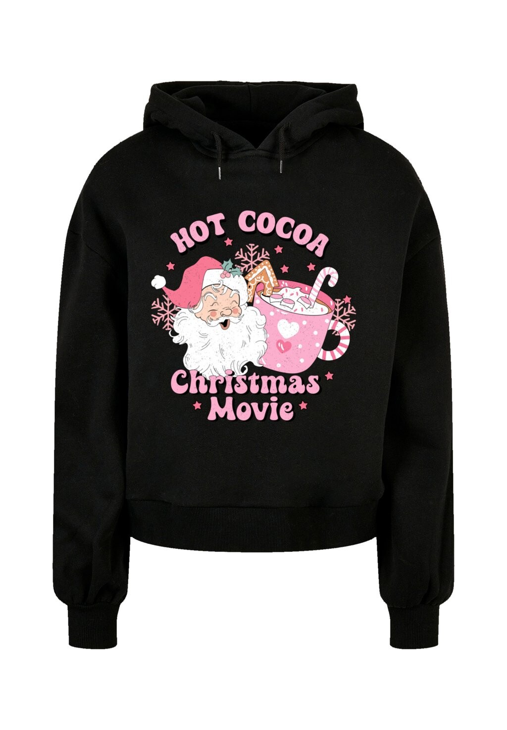 

Толстовка с капюшоном HOT COCOA AND WEIHNACHTEN MOVIES F4NT4STIC, черный