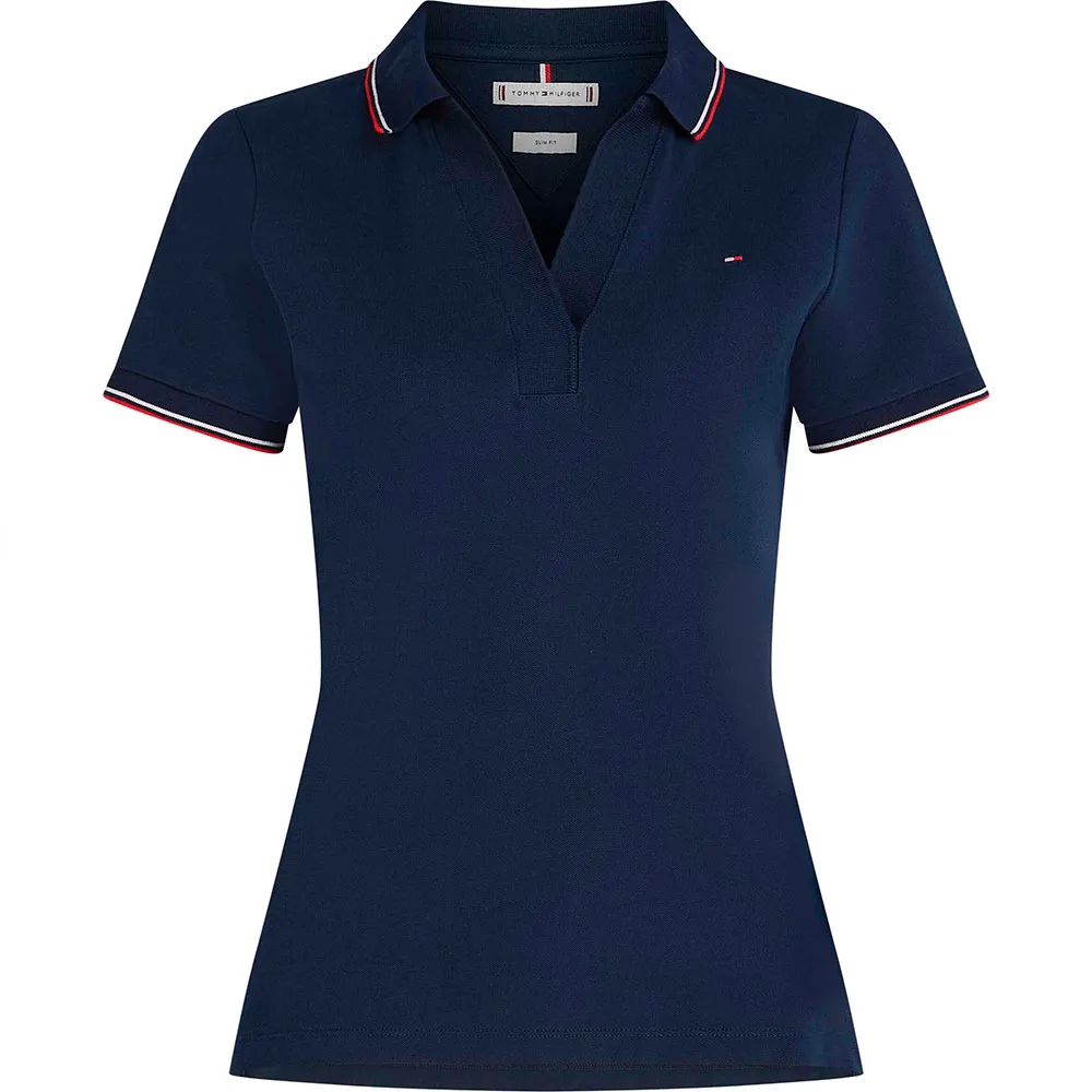 

Поло с коротким рукавом Tommy Hilfiger Open Slim Fit, синий