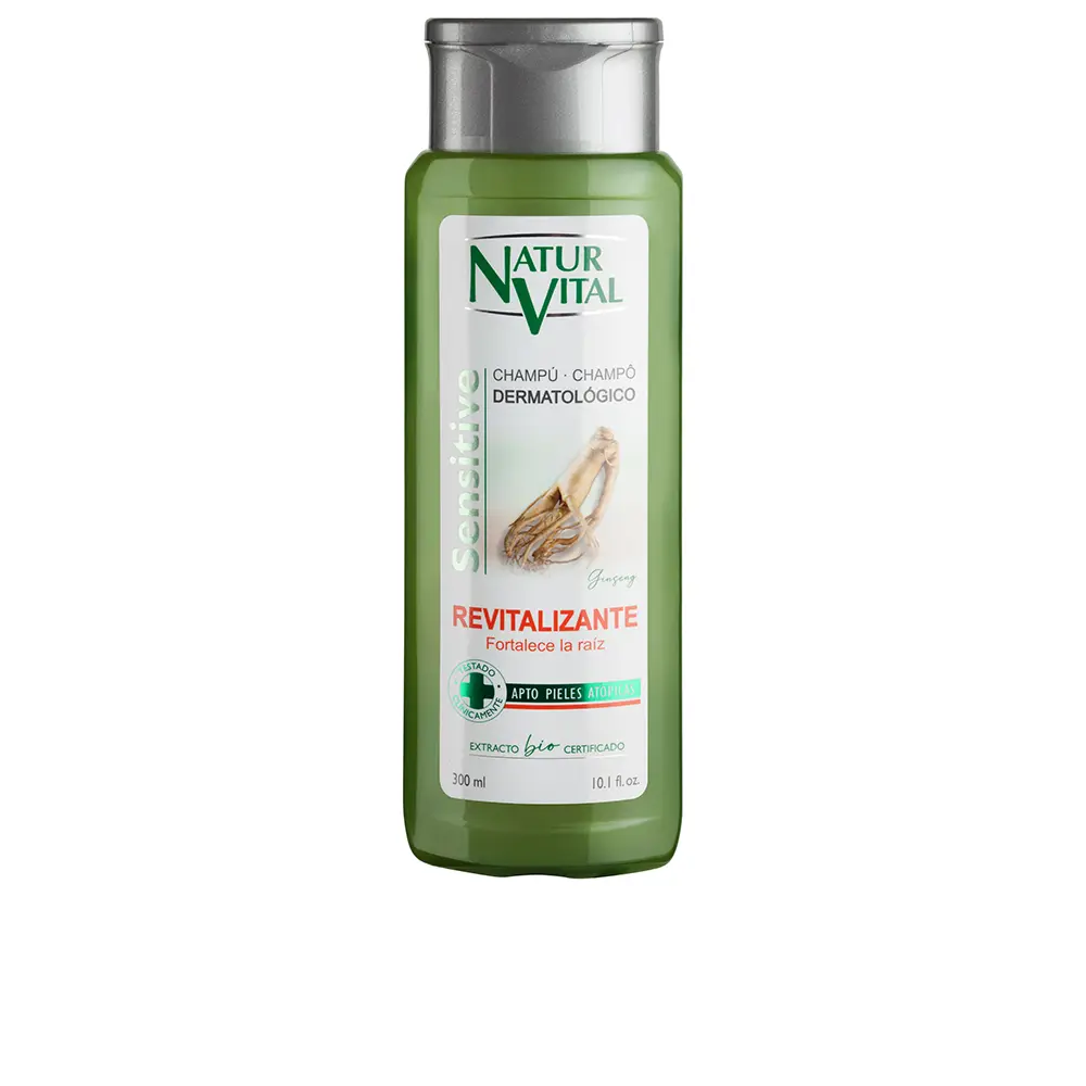 

Шампунь Sensitive champú ginseng revitalizante Naturvital, 300 мл.