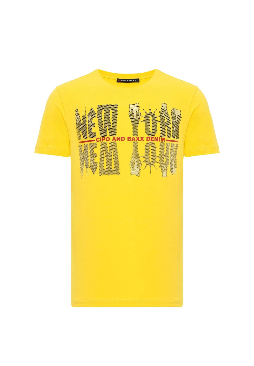 

Футболка с классным внешним видом CIPO & BAXX, желтый