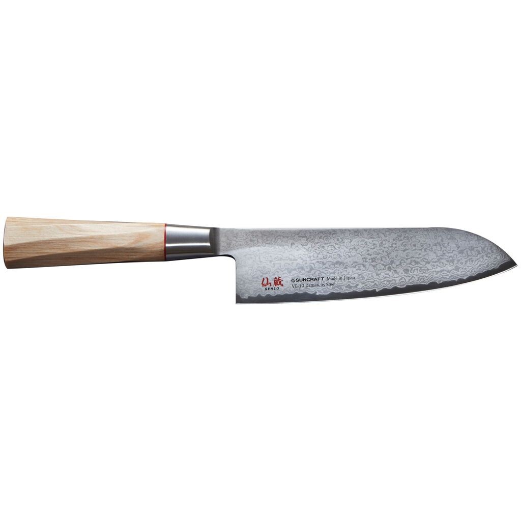 

Нож Senzo Twisted Octagon TO-04 Сантоку 16,7 см Suncraft