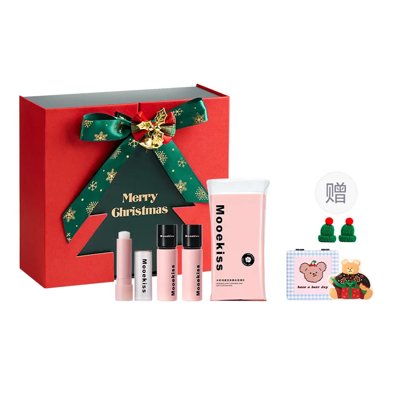 Mooekiss Набор косметики для женщин, [Snowflake New Year]Face & Lips 4-Piece Set — фото 4