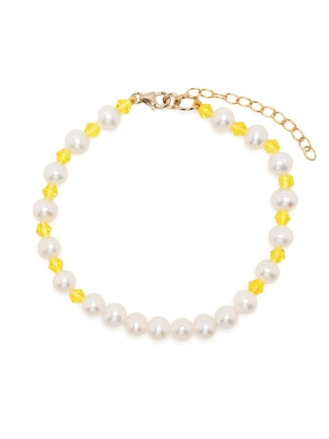 

Браслет с бусинами A Sinner in Pearls, желтый
