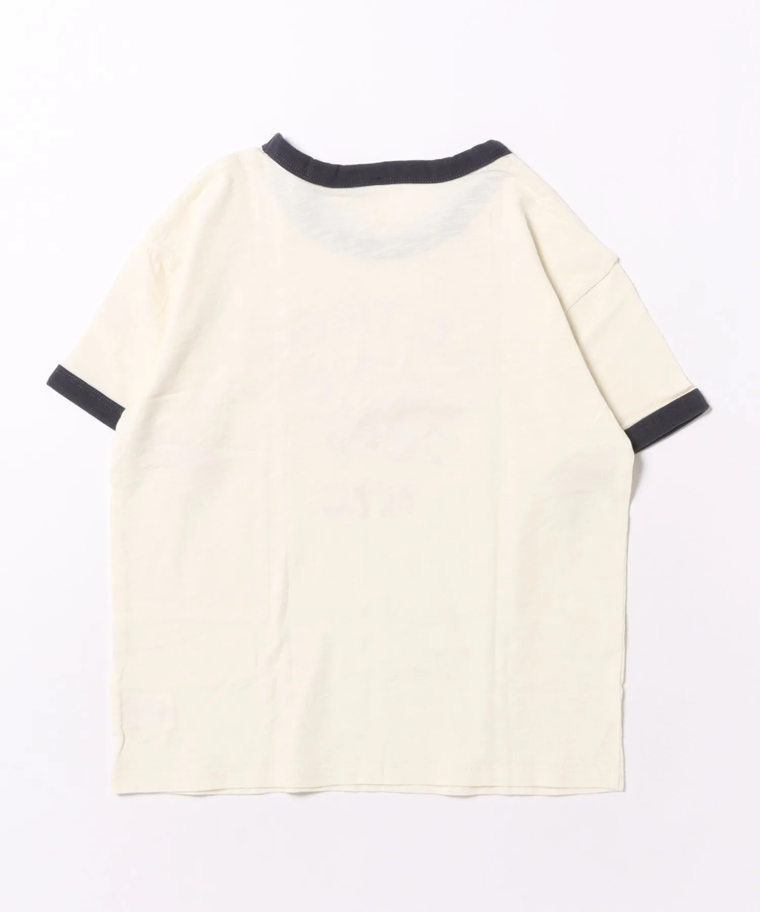 Футболка Ringer Tee из 100% хлопка Rylee + Cru ivory — фото 2