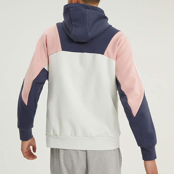 Куртка Men's adidas Logo Printing Contrasting Colors Color Block Hooded Jacket Autumn Multicolor, мультиколор — фото 4
