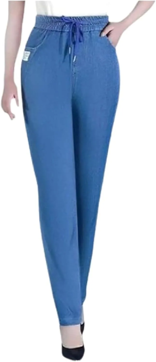 

Джинсы Mom с высокой талией и ультра-стретч DGDXLMPNR