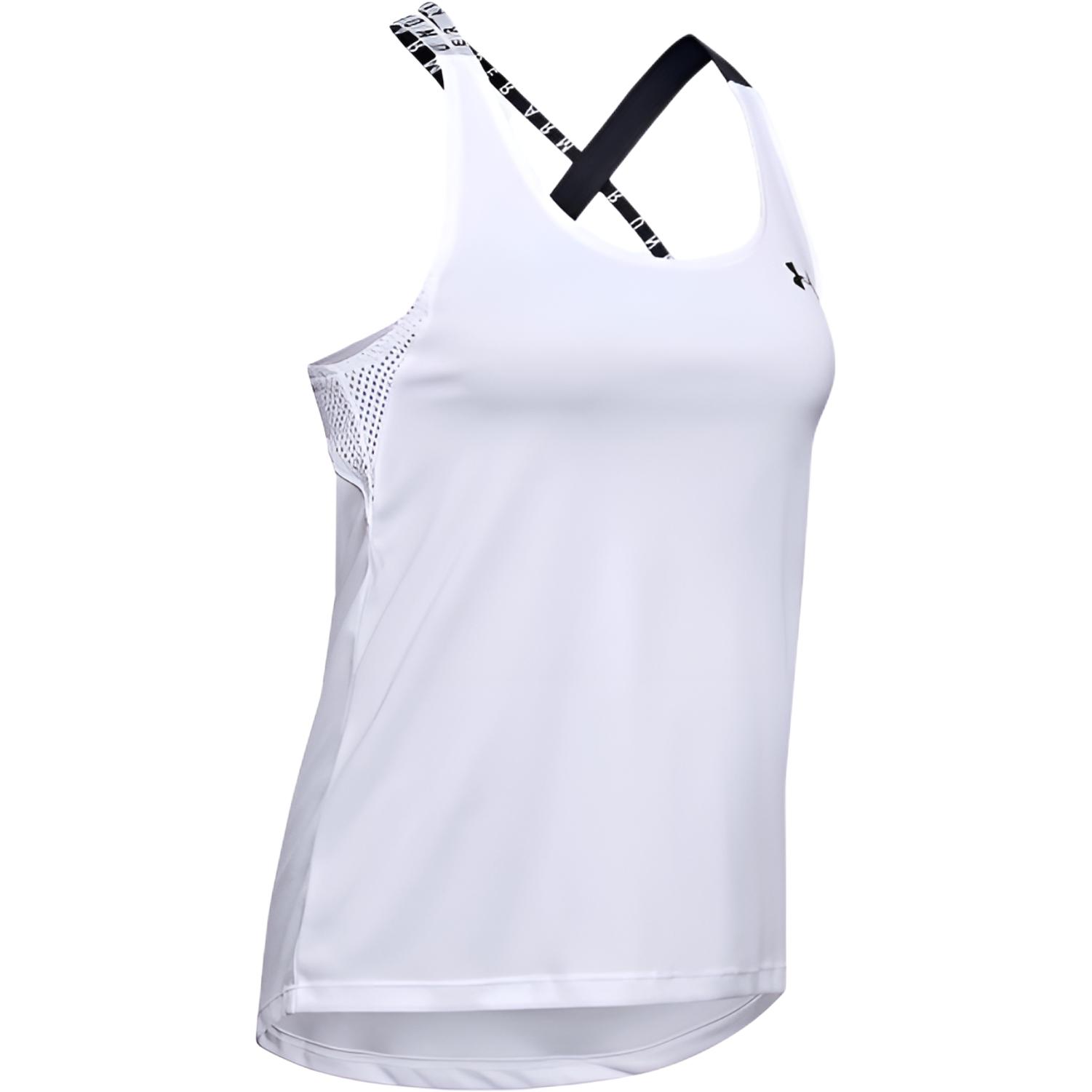 

Футболка без рукавов Wordmark для женщин Under Armour, белый