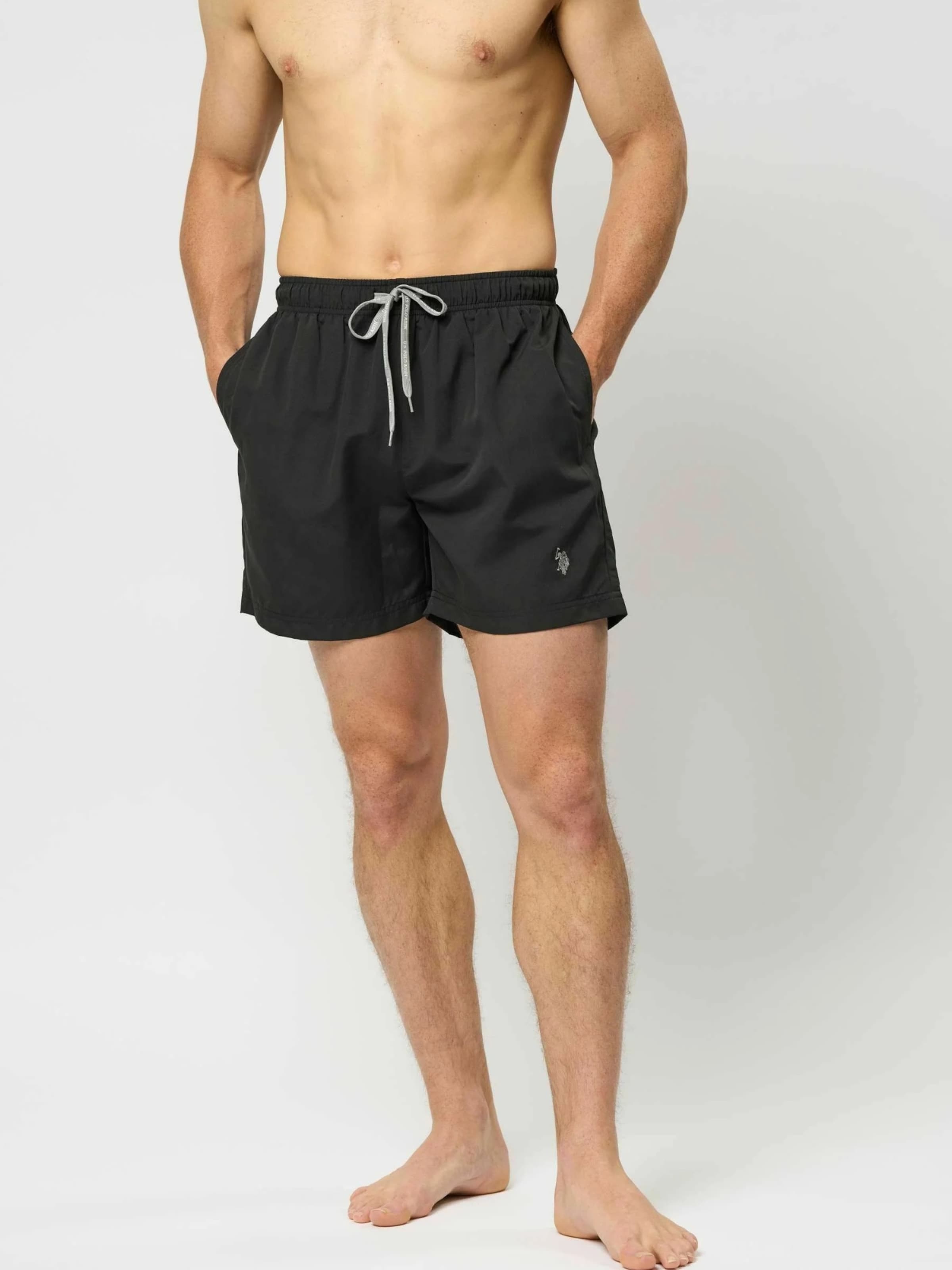 U.S. POLO ASSN. Шорты Board Shorts 'UMAza' в черном цвете — фото 3