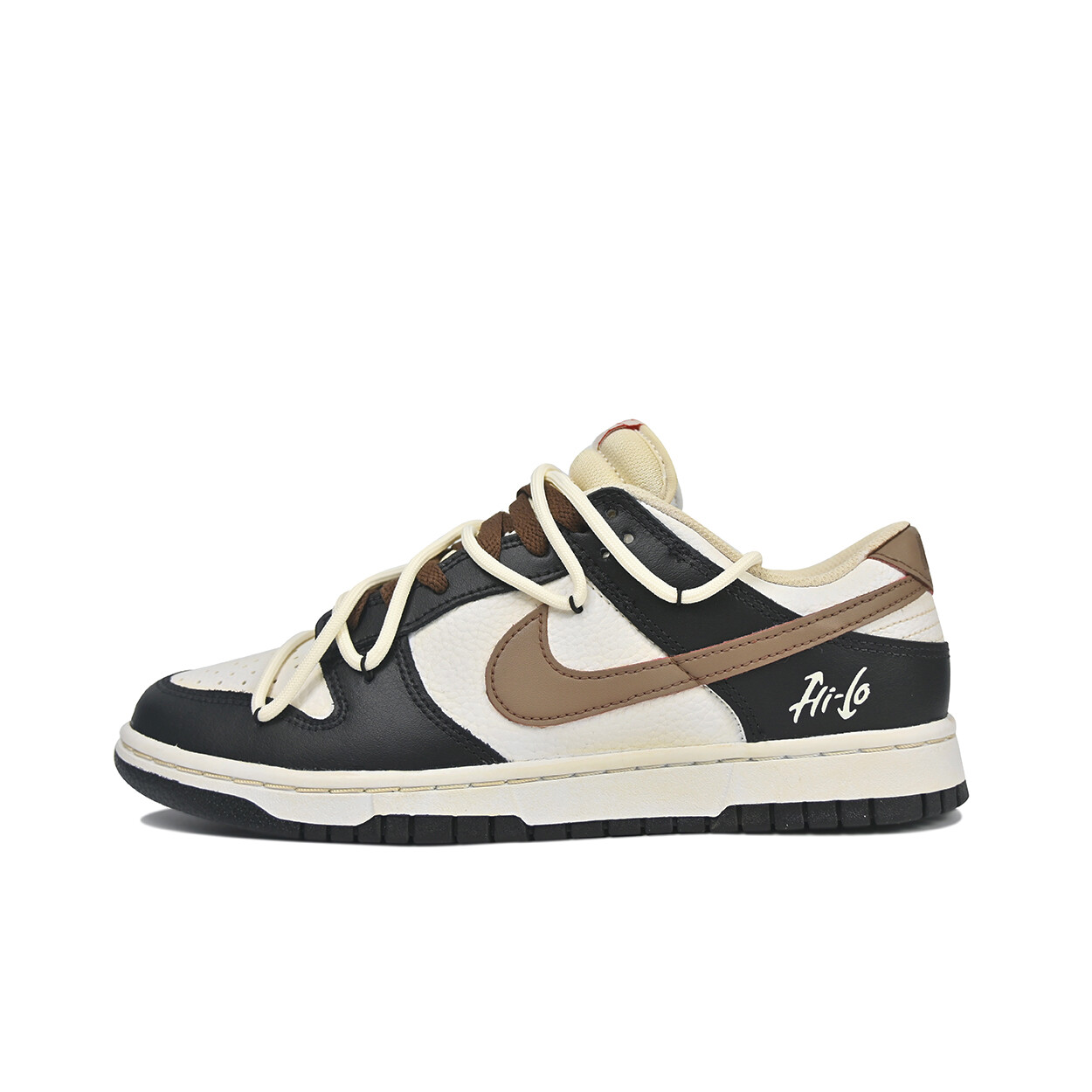 

Кроссовки Nike Dunk Skateboarding Shoes Women's Low-top Beige, цвет Coffee