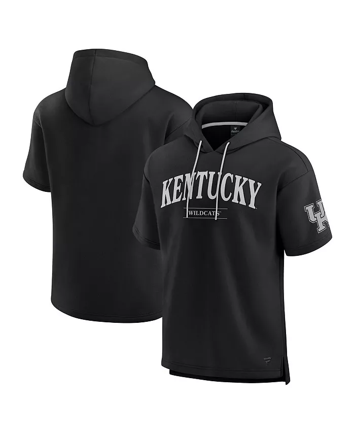 

Мужская черная толстовка с капюшоном Kentucky Wildcats Ready с короткими рукавами Fanatics