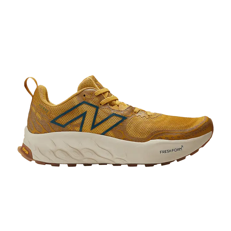 

Кроссовки New Balance Fresh Foam X Hierro v8 2E Wide Butterscotch Deep Sea, желто-коричневый