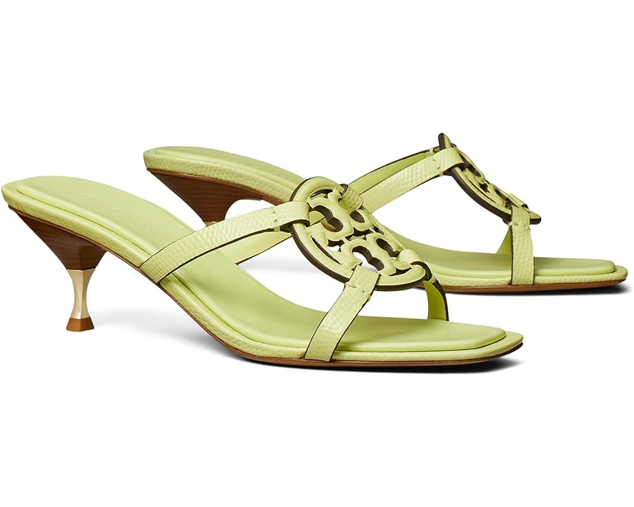 

Сандалии Tory Burch 55 mm Geo Bombe Miller Low Heel, цвет Lime Leaf