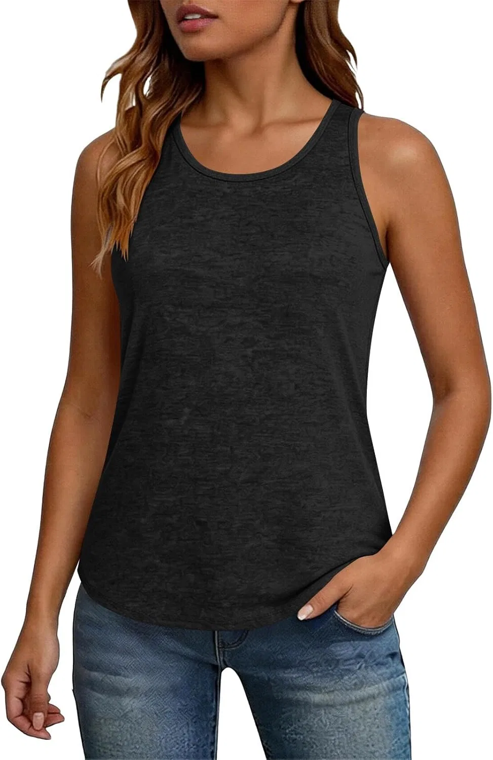 Топ для тренировок Racerback Mesh Black