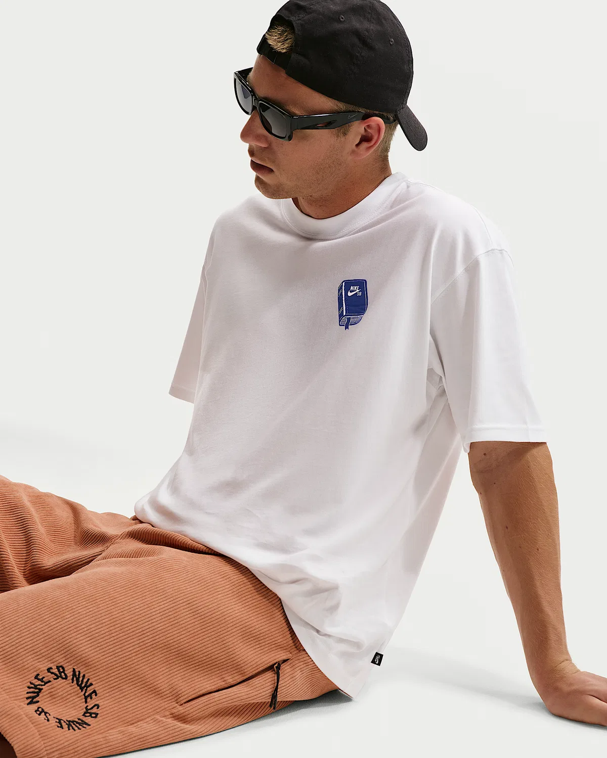 Футболка Nike SB Skate, White — фото 3
