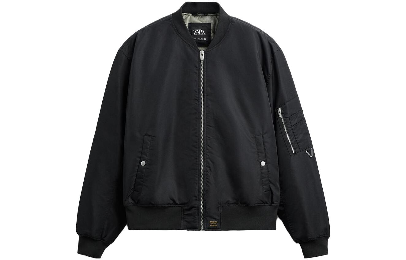 

Куртка мужская черная Zara, черный