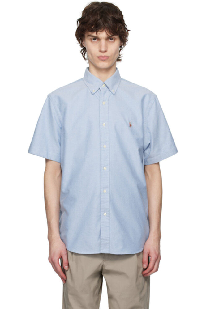 

Синяя рубашка Oxford Classic Fit Polo Ralph Lauren