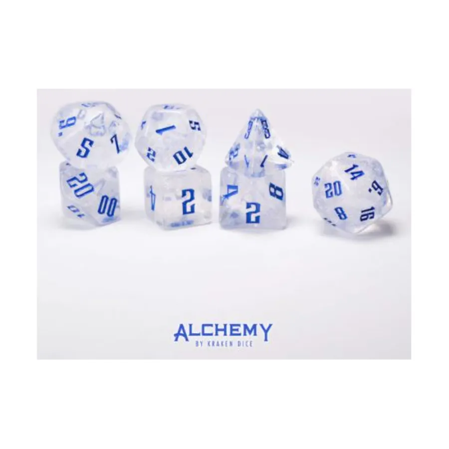 

Набор Poly — сломанная призма синего цвета (7), Poly Sets - Alchemy Dice Sets