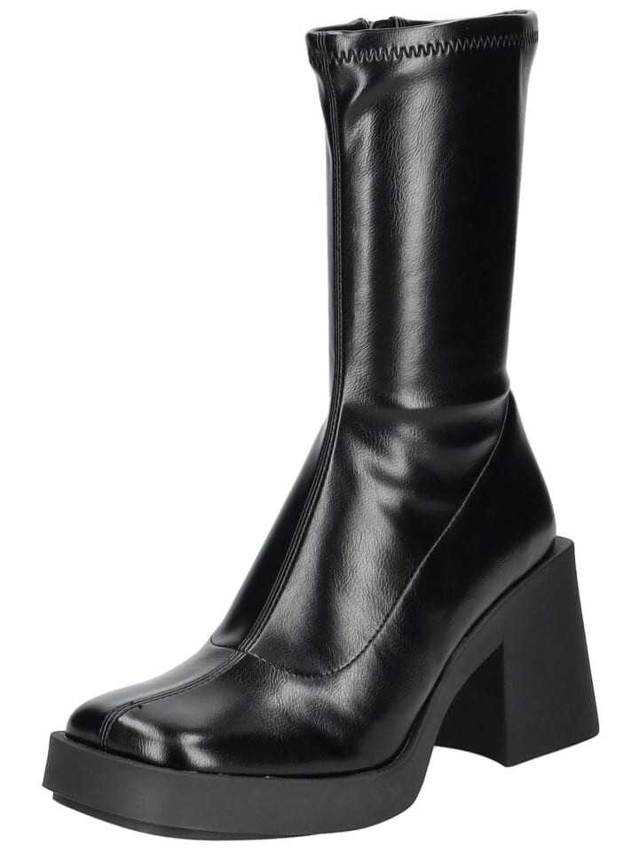 Ботинки женские Steve Madden на каблуке, черный