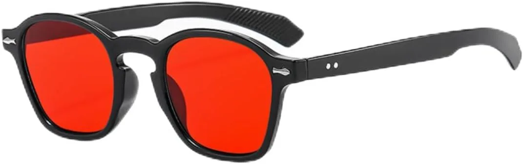 

Солнцезащитные очки с защитой UV400 | Желто-красные круглые заклепки | для женщин и мужчин, для занятий спортом на открытом воздухе и вождения DSVIGF, 01