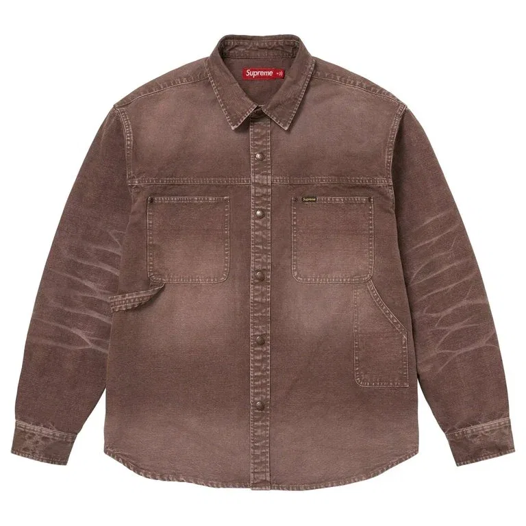 Футболка Worn Snap Painter Unisex SS26 WEEK6 Supreme, Brown