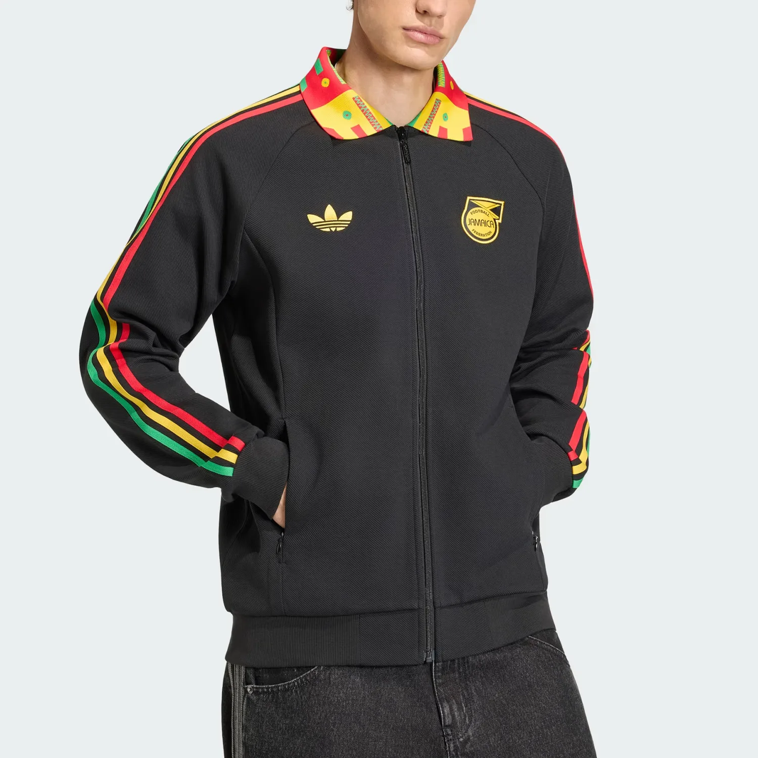 Куртка Adidas Originals Jamaica x Bob Marley 26 Away Anthem, черный