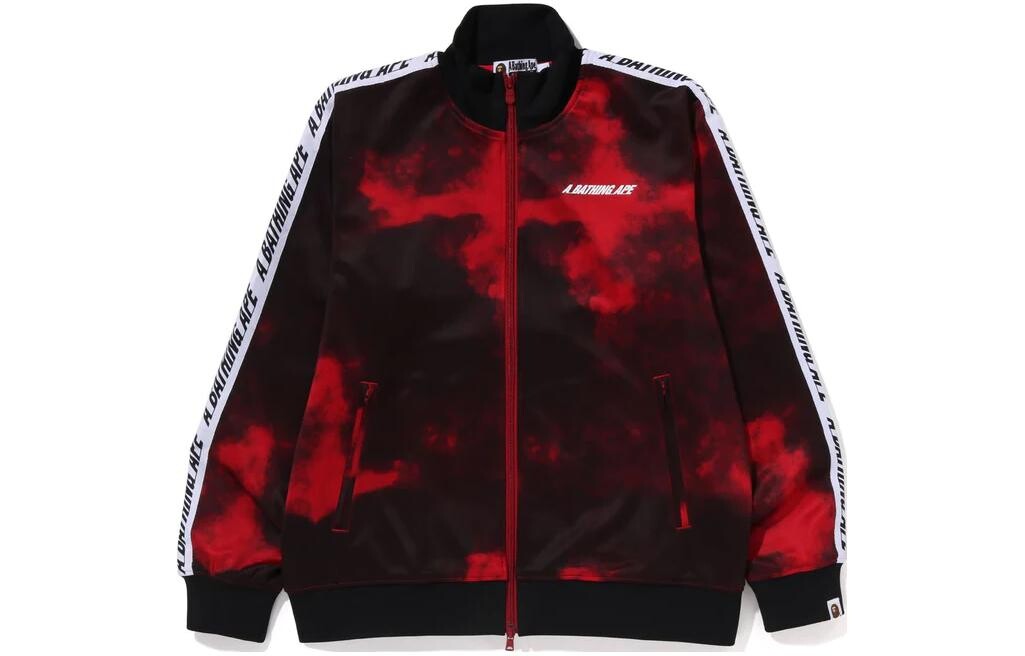 Спортивная куртка BAPE Tie Dye A Bathing Ape, красный — фото 3
