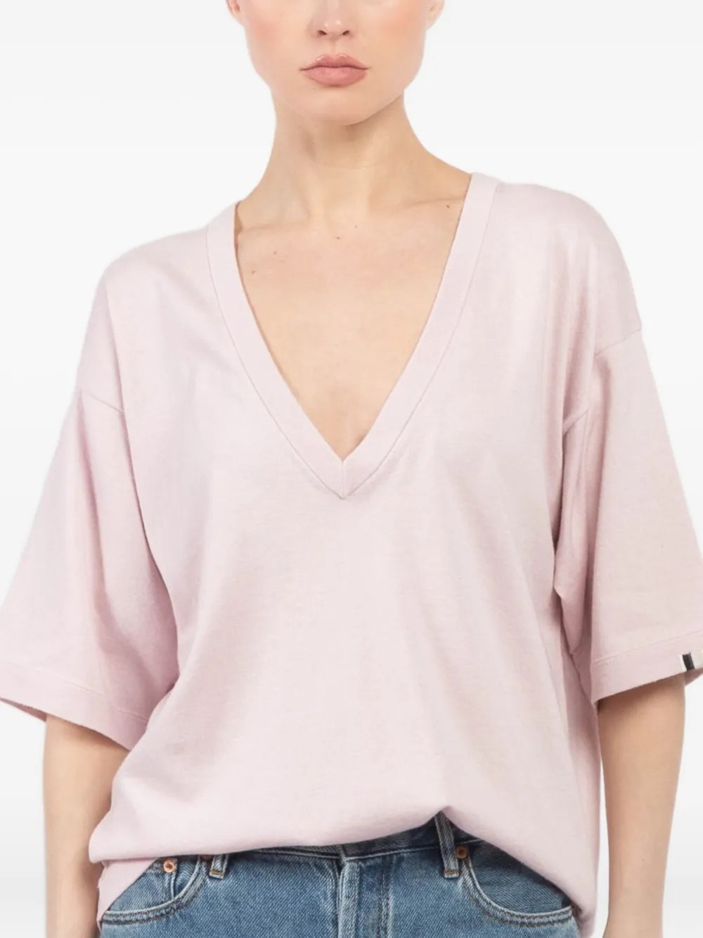 

Футболка с V-образным вырезом extreme cashmere, розовый