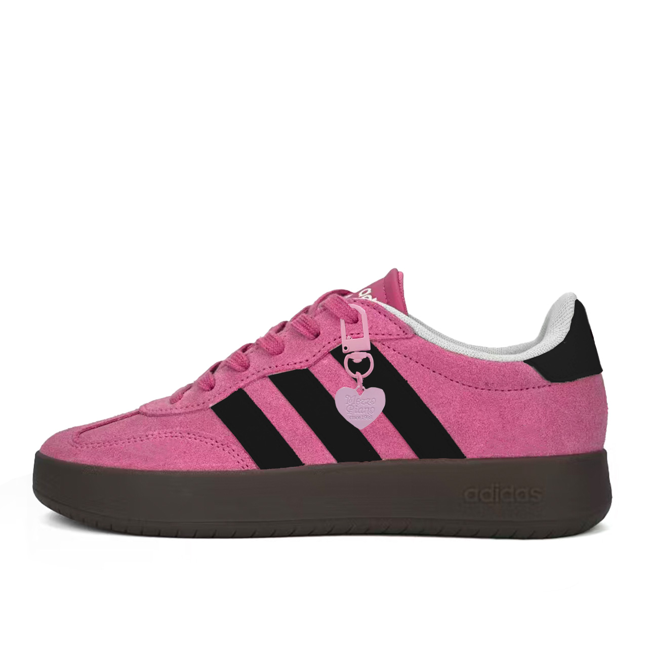 

Adidas BARREDA DECODE Black Pink Sweetheart Abrasion Resistant Low top German Army Trainers Unisex