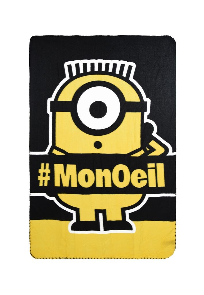 

Флисовое одеяло Minions Детское мягкое одеяло 100 x 150 см, черный