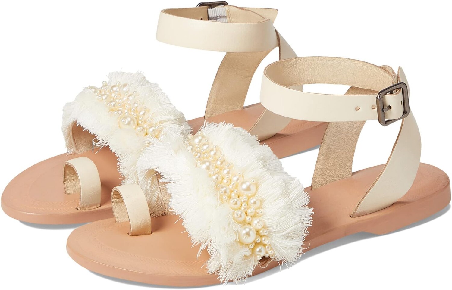 

Сандалии Free People Sun Peaks Embellished Sandal, цвет Ivory