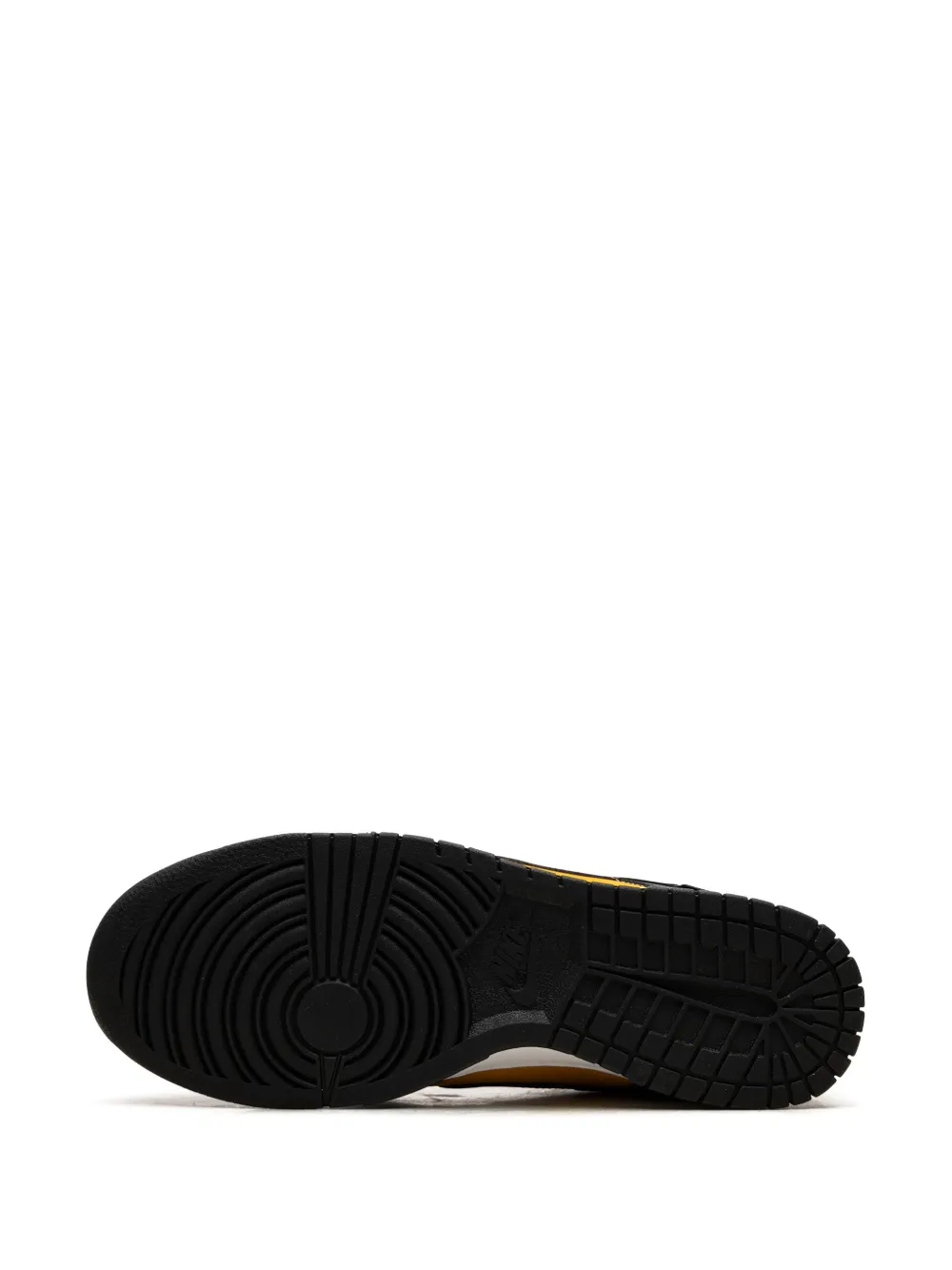Кроссовки Dunk Low Black/University Gold Nike, желтый — фото 4