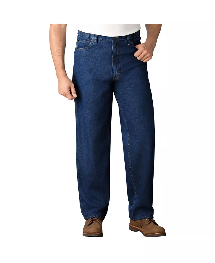 

Джинсы Big & Tall Relaxed Fit с расширяющейся талией KingSize, синий