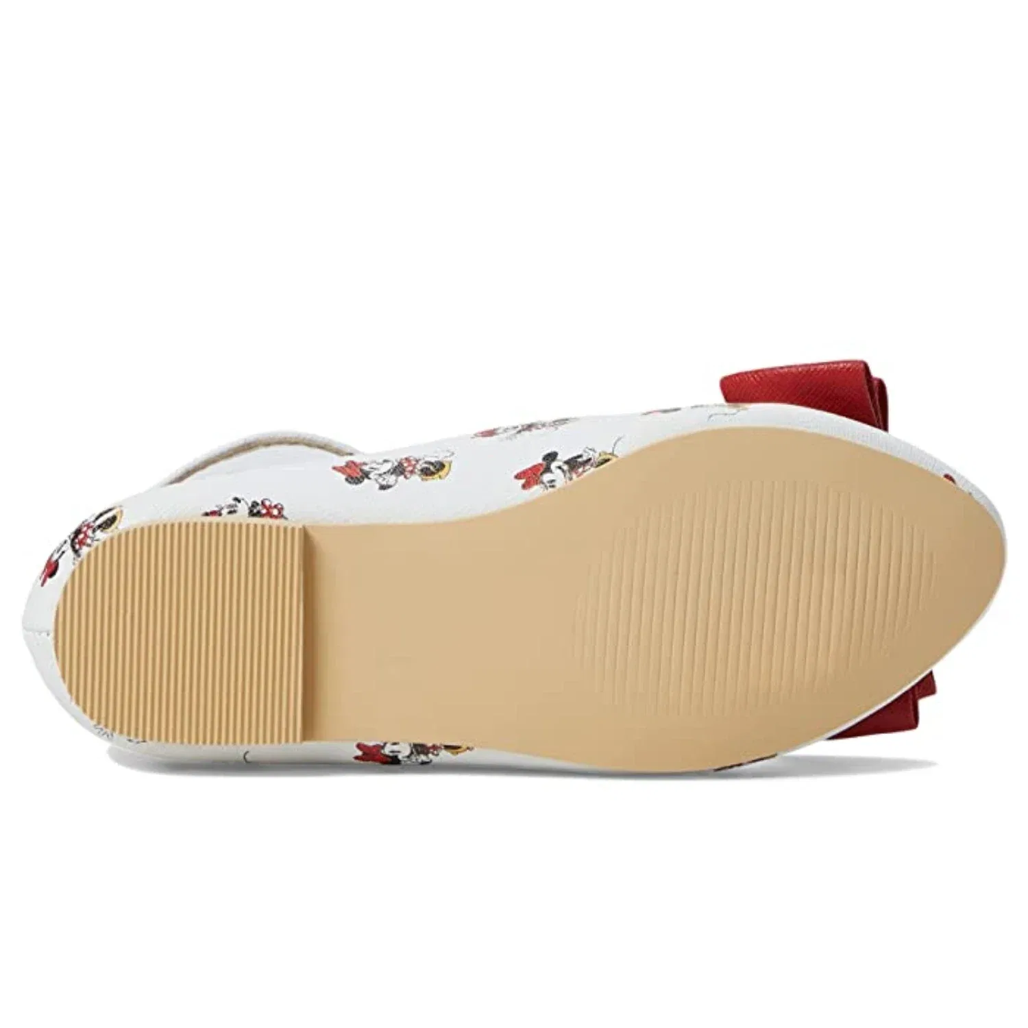 Детские туфли Janie and Jack Minnie Mouse Flat White с бантиком и ремешком на щиколотке ZAP1219 — фото 4