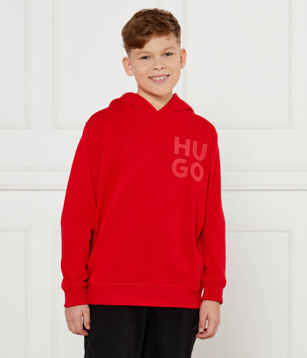 

Толстовка Hugo Kids Regular Fit, красный