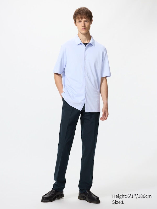 Поло AIRism из хлопкового пике (на пуговицах) Uniqlo, 30 natural — фото 2