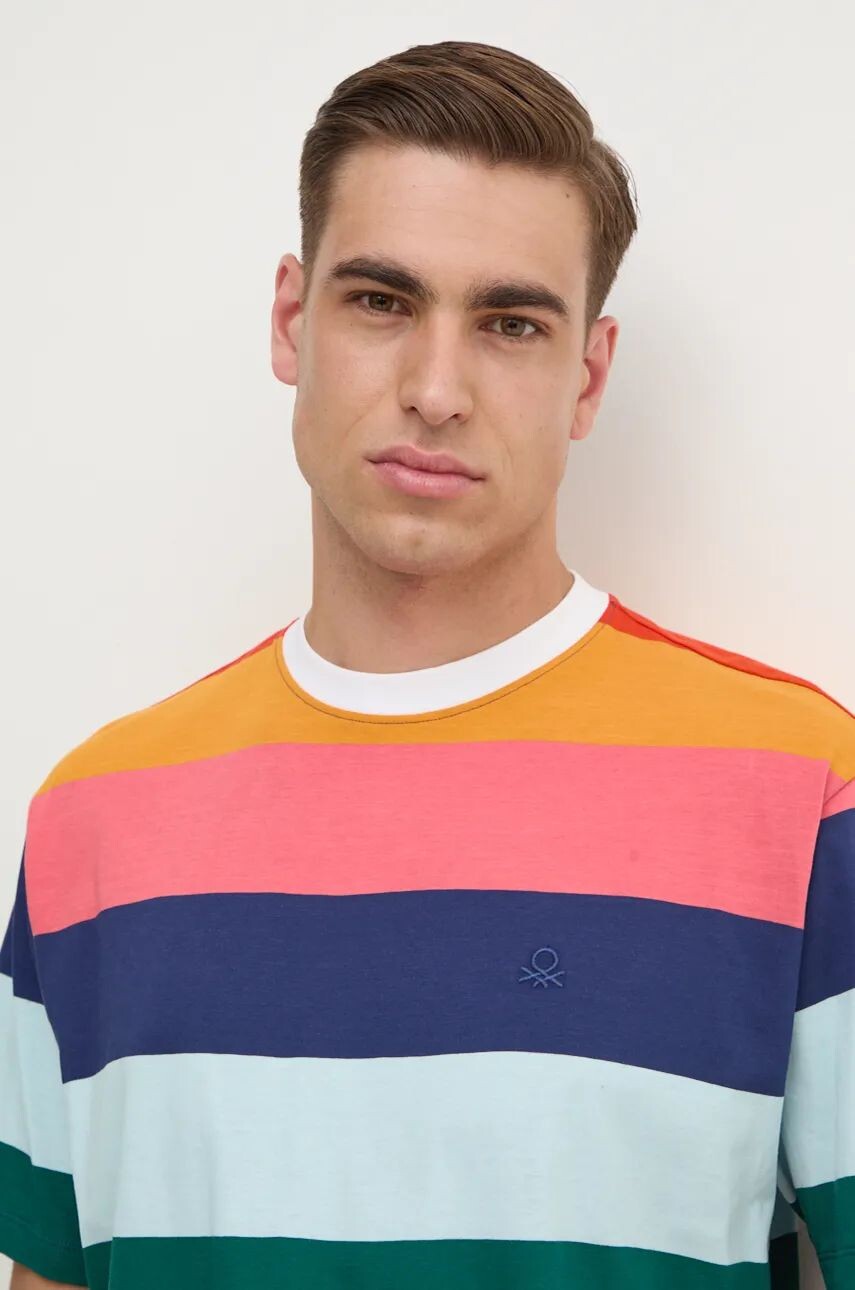 

Хлопковая футболка United Colors of Benetton, мультиколор