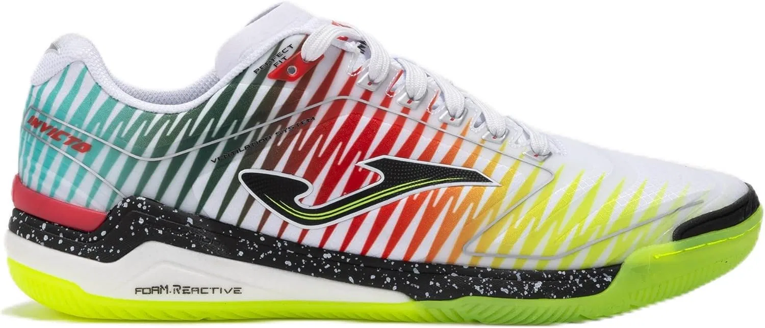 Мужские футзальные кроссовки Joma Invicto, White Yellow Red