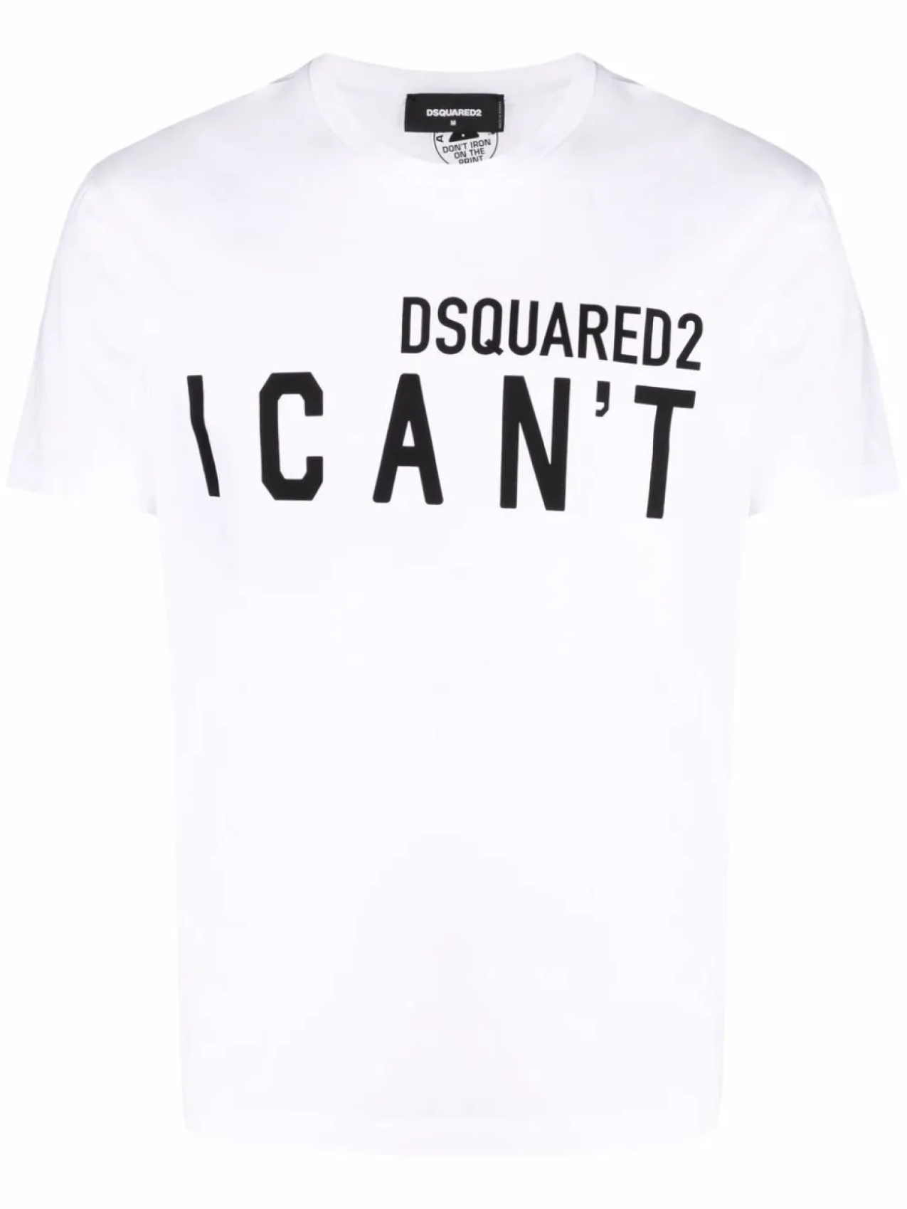 

DSQUARED2 футболка I can't с логотипом, белый