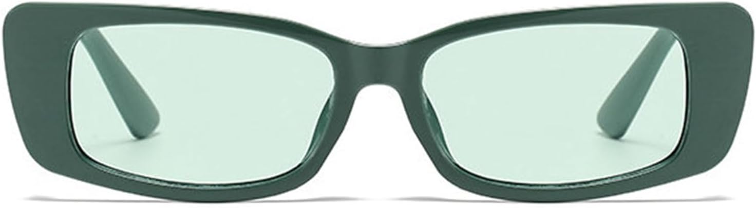 

Солнцезащитные очки Willochra Fashion Small Polygon Rectangle для женщин, в стиле ретро 90-х, узкие градиентные, с защитой от УФ-излучения UV400, для мужчин, сине-черные, C4